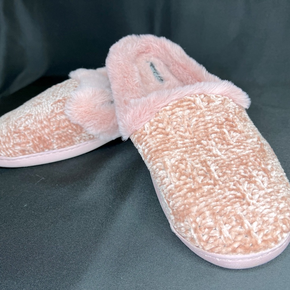 Nine West Pink Womens Slippers for women Sleepwear Slipper Pajamas